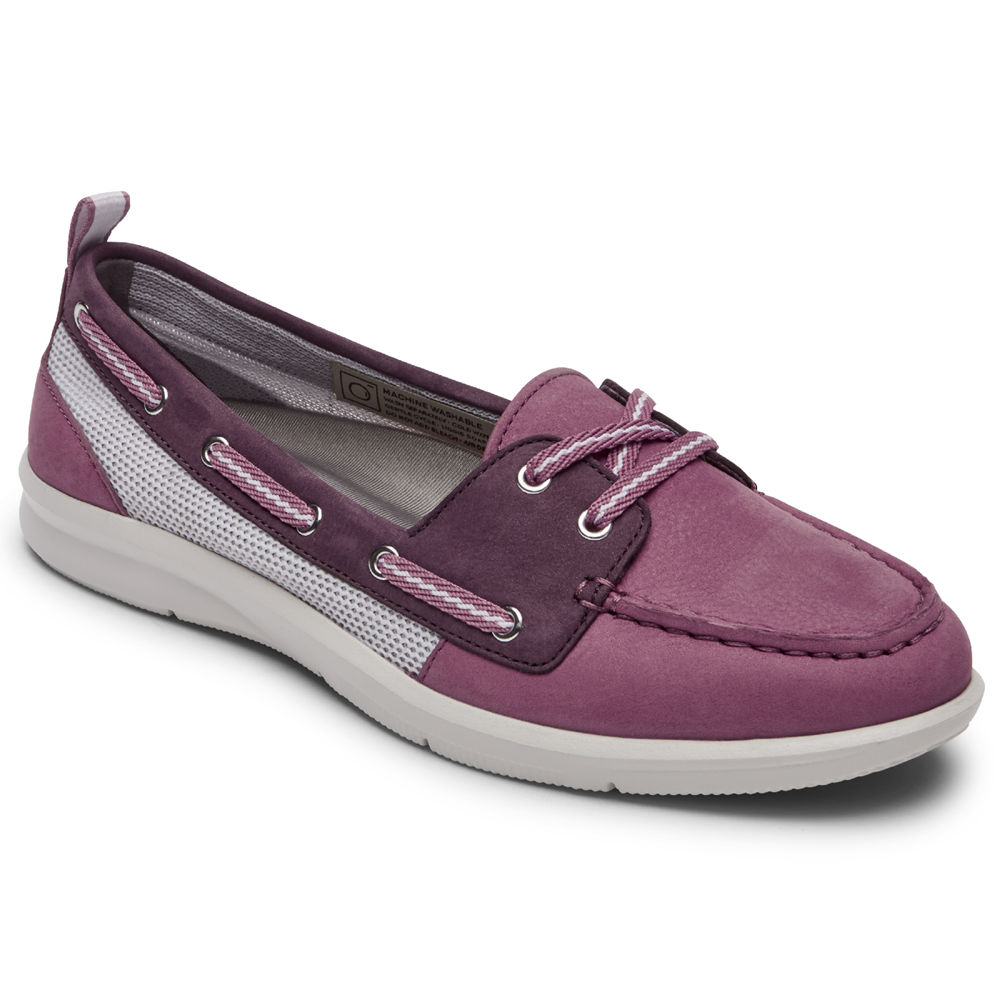 Rockport Båt Skor Dam Rosa - Ayva Washable - PYHNA2136